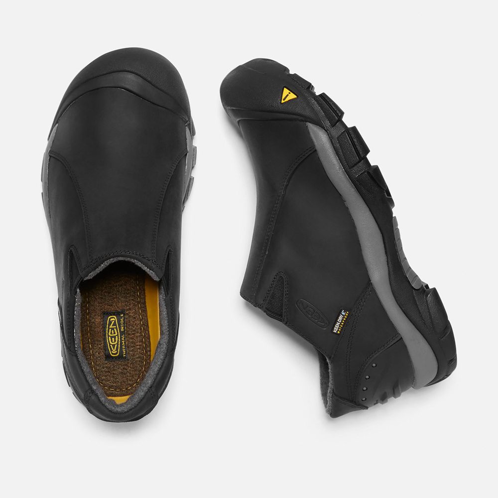 Slip-On Keen Homme Noir | Brixen Waterproof Basse | GPBAH-7893